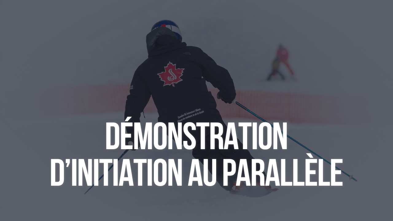 Démonstration d’initiation au parallèle - L’Alliance des moniteurs de ski du Canada