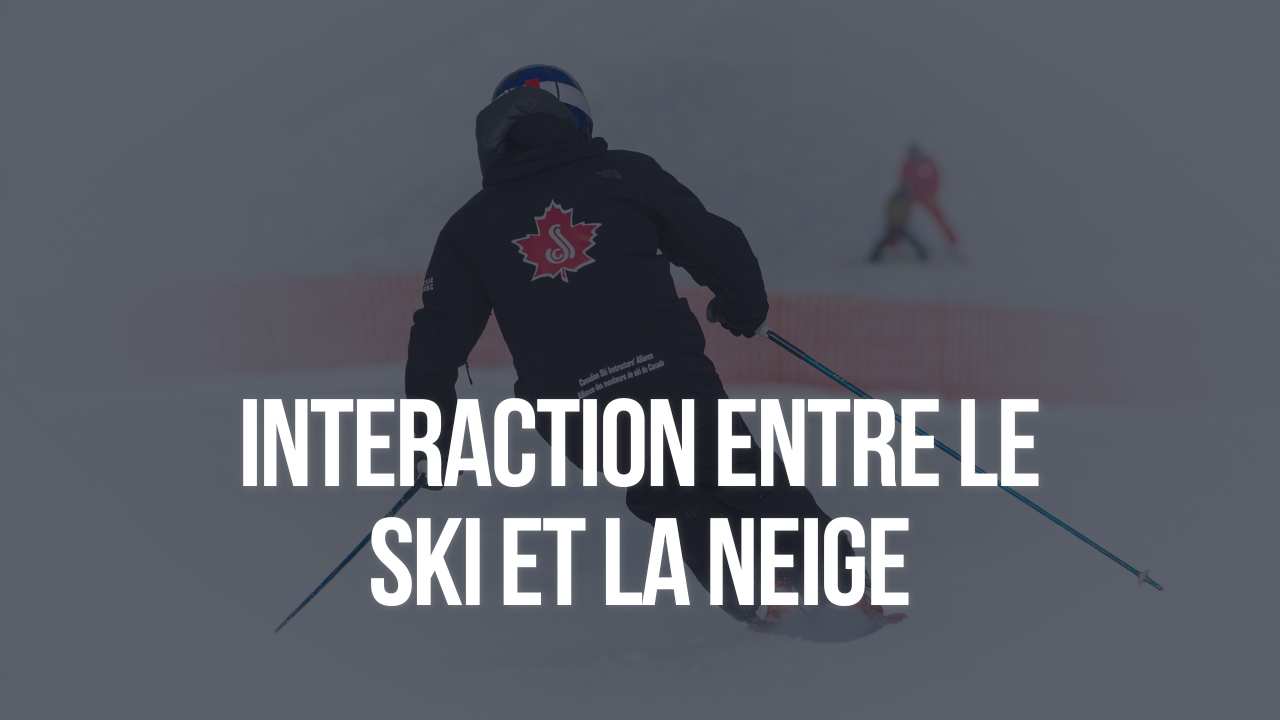 Interaction entre le ski et la neige - L’Alliance des moniteurs de ski du Canada